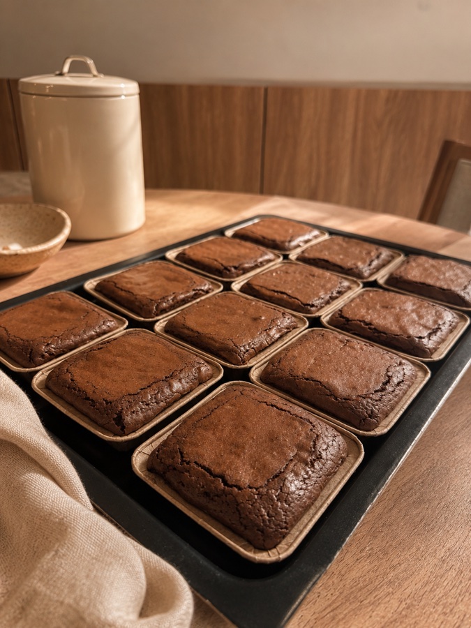 Brownies fudgy La Capucine